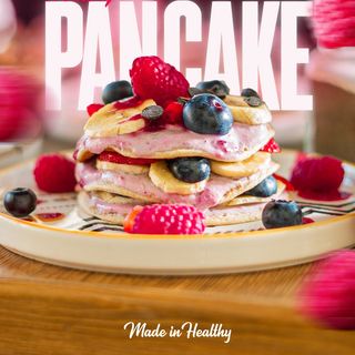Pancake aux fruit rouge 