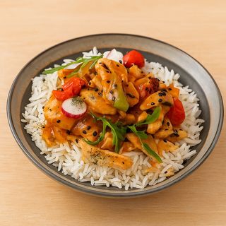 Creamy chicken bowl ( 420 kcal)