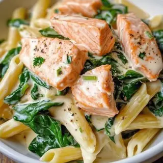 Pâtes au saumon 