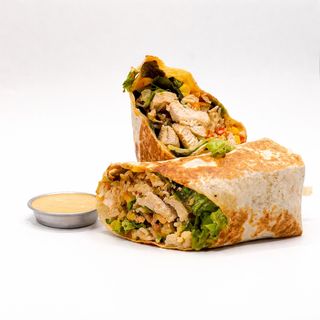 Burrito poulet mexicain 