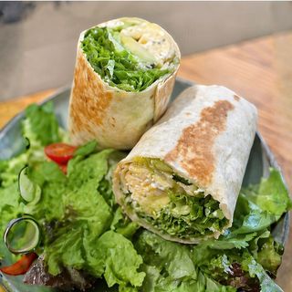 Burrito avocat œuf brouillé