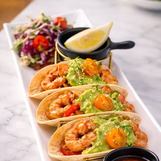 Tacos gambas (490kcal)
