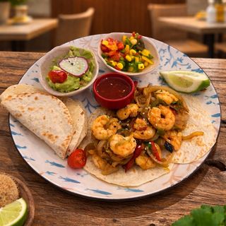 Fajitas Gambas 