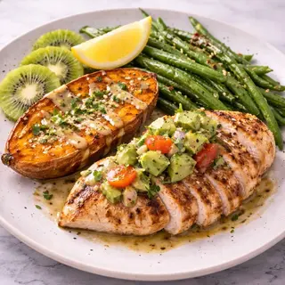Poulet citronné a la moutarde