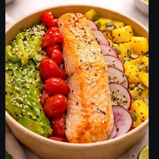 Fresh Salmon bowl