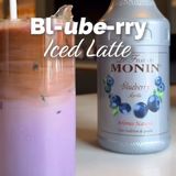 Blueberry iced coffee