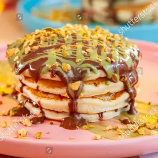 pancake kounafa nutella pistache