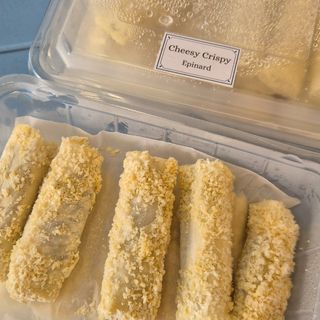 Cheesy Crispy Épinard