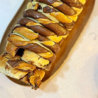 Babka tressée chocolat/vanille