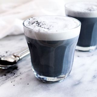 Charcoal latte