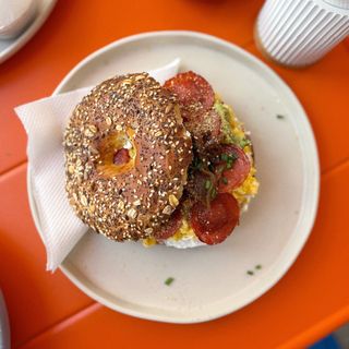 **NEW** PEPPERONI BAGEL