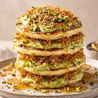 Pancake kunafa amande