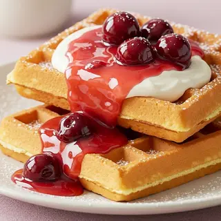 Gaufre Confiture