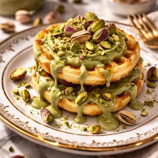 Gaufre pistachio