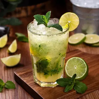 Ice mint soda