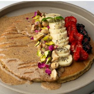 Pancake au flocan d'avoine amoul et fruits