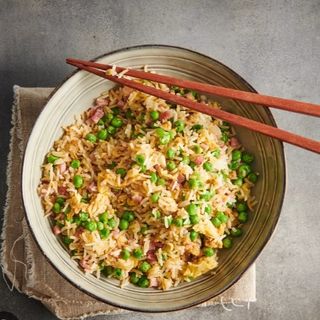 Riz cantonnais aux gambas