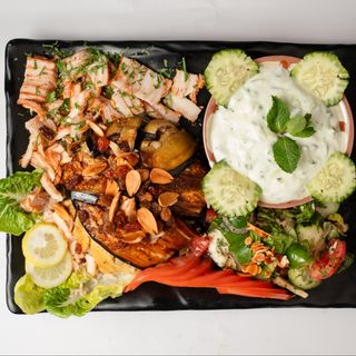 Maqlouba au shawarma de poulet