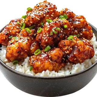 Korean Fried Chicken Bowl