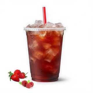 Iced tea fruit rouge