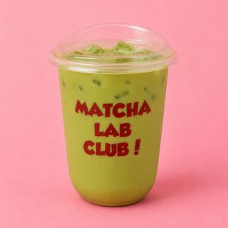 Iced matcha latte