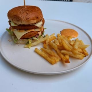Double Chicken Burger