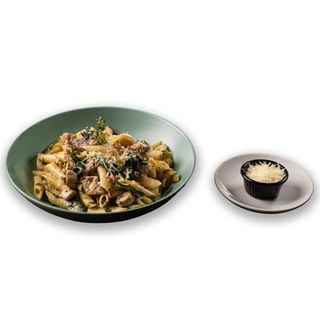 Pâtes Poulet champignons