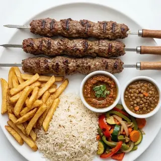 Brochettes De Viande Hachée