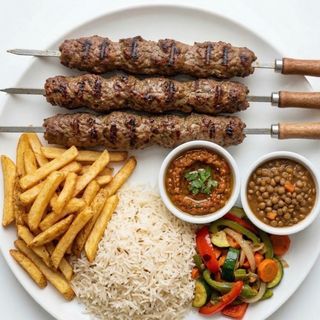 Brochettes De Viande Hachée