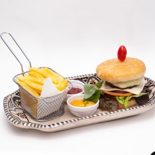 Double cheese burger 