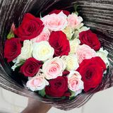 Bouquet De 25 Roses Mix
