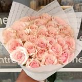Bouquet de 25 Roses Pastel