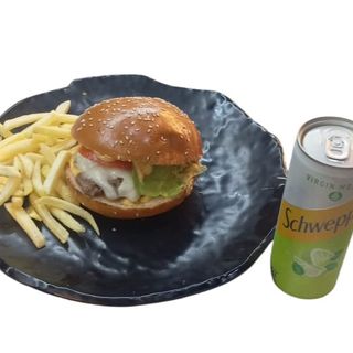 Menu burger crispy