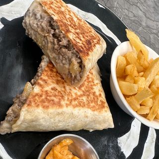 Tacos viande hachée + frites