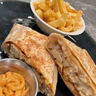 Tacos poulet + frites