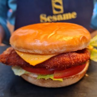 Chicken Burger + Frites