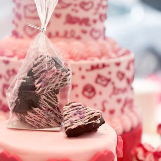 Sachet Mini Brownies en forme du Coeur