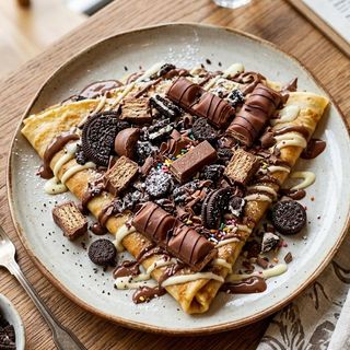 Crepe oreo ou kitkat ou kinder