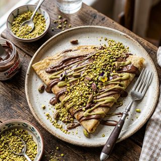 Crepe nutella pistache