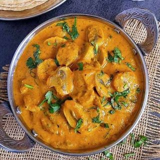 Muchroom Masala ( without rice/naan)