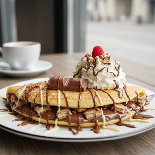 Crêpe Kinder Bueno – Ultra Gourmande