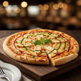 Pizza Poulet – Sauce Tomate & Fromage
