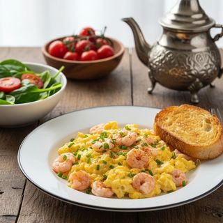 Omelette aux Crevettes – Fraîche & Savoureuse