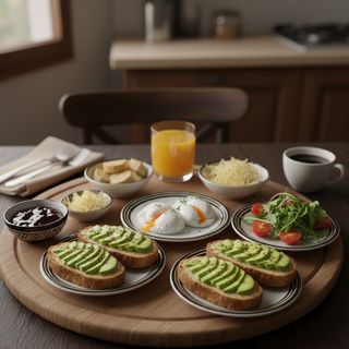 Petit Déjeuner Amsterdam – Toast, Avocat & Œufs