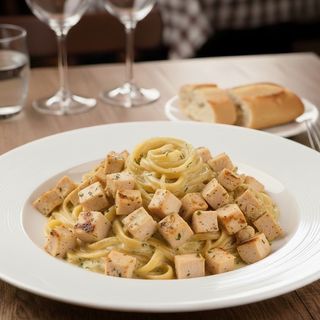 Tagliatelle au Poulet Crémeux