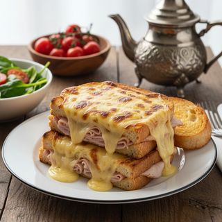 Croque Dinde & Fromage – Chaud & Fondant