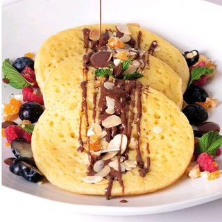 Baghrir chocolat amande effilées 