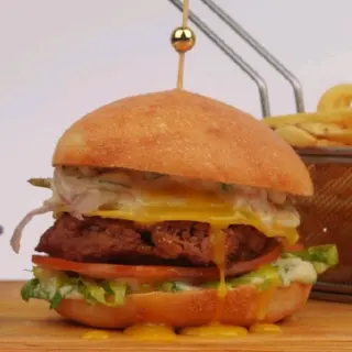 Cheese burger gourmand