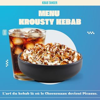 Menu Krousty kebab poulet