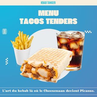 Menu tacos tenders